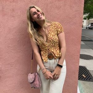 Free People floral top